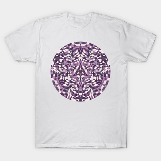 Purple Circle T-Shirt by edwardecho